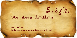 Sternberg Ádám névjegykártya